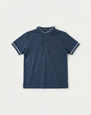 تي شيرت بأزرار وياقة القاضي للأطفال