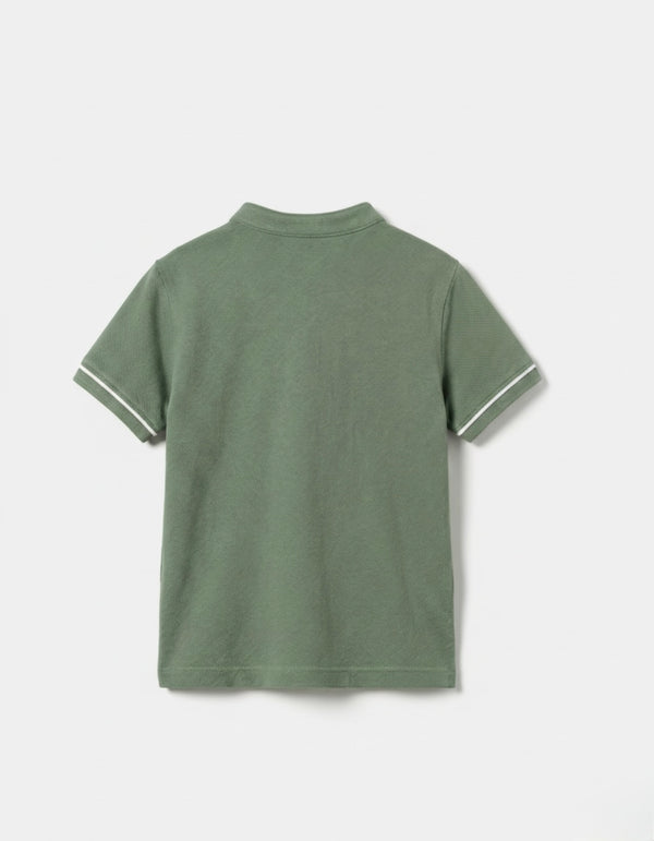 Kinder-T-Shirt mit Knopfdetail und Richterkragen | RG1586