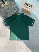 Erkek Çocuk Hakim Yaka Pike Tişört 9–15 Yaş | Nefes Alabilen Likralı, Farklı Renk Seçenekleri | RG3397