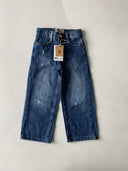 Çocuk Bol Paça Kot Pantolon %100 Pamuk Kız & Erkek | Rahat Jean | RG1593