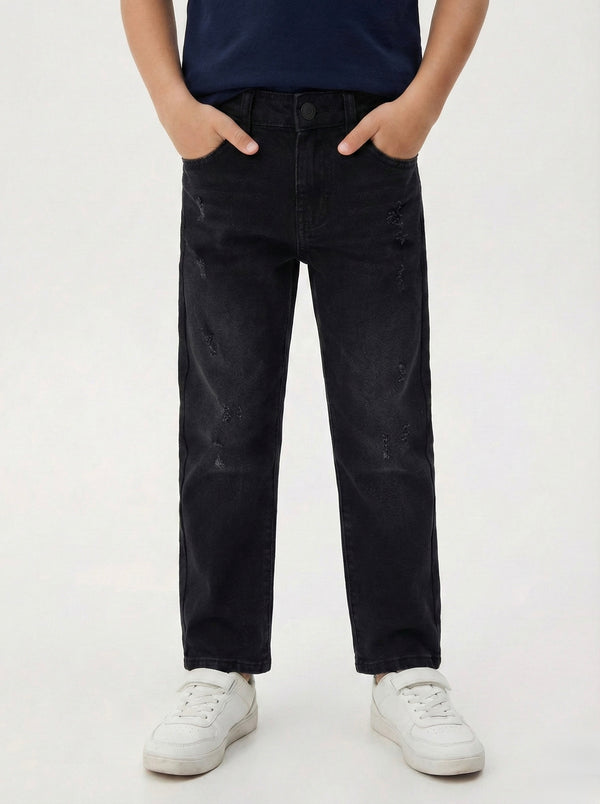 Kinderjeans mit weitem Bein | 100 % Baumwolle | Mädchen & Jungen | RG1593
