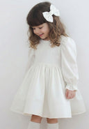 Kız Çocuk Özel Gün Uzun Kollu Fırfırlı Elbise | 3-9 Yaş | RG1704