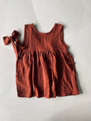 Платье для девочек из муслина | Летняя, удобная и дышащая ткань