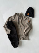 Kız ve Erkek Çocuk Eşofman Takımı | 3 İplik Şardonsuz | 3’lü Sweatshirt, Eşofman Altı & Bere | 3–9 Yaş | Günlük Çocuk Takımı | RG1724