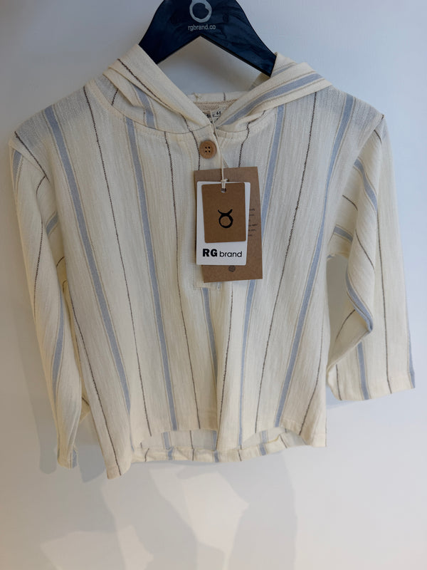 Çocuk Kapşönlü Sweat | 3–9 Yaş | Çizgili | %100 Pamuk Pike | RG Brand | RG1751