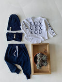 Bebek 'OXO' Baskılı 4'lü Set