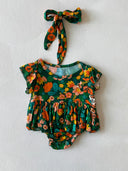 Baby Girl Ruffled Bodysuit and Headband | 6 Months–3 Years | RG Brand | RG279