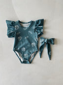 Kız Bebek Tam Likralı Çabuk Kuruyan Mayo Seti | RG Brand | 6 Ay–4 Yaş | RG281