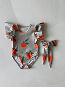 Kız Bebek Mayo Çabuk Kuruyan Tam Likralı 2 Parça Set