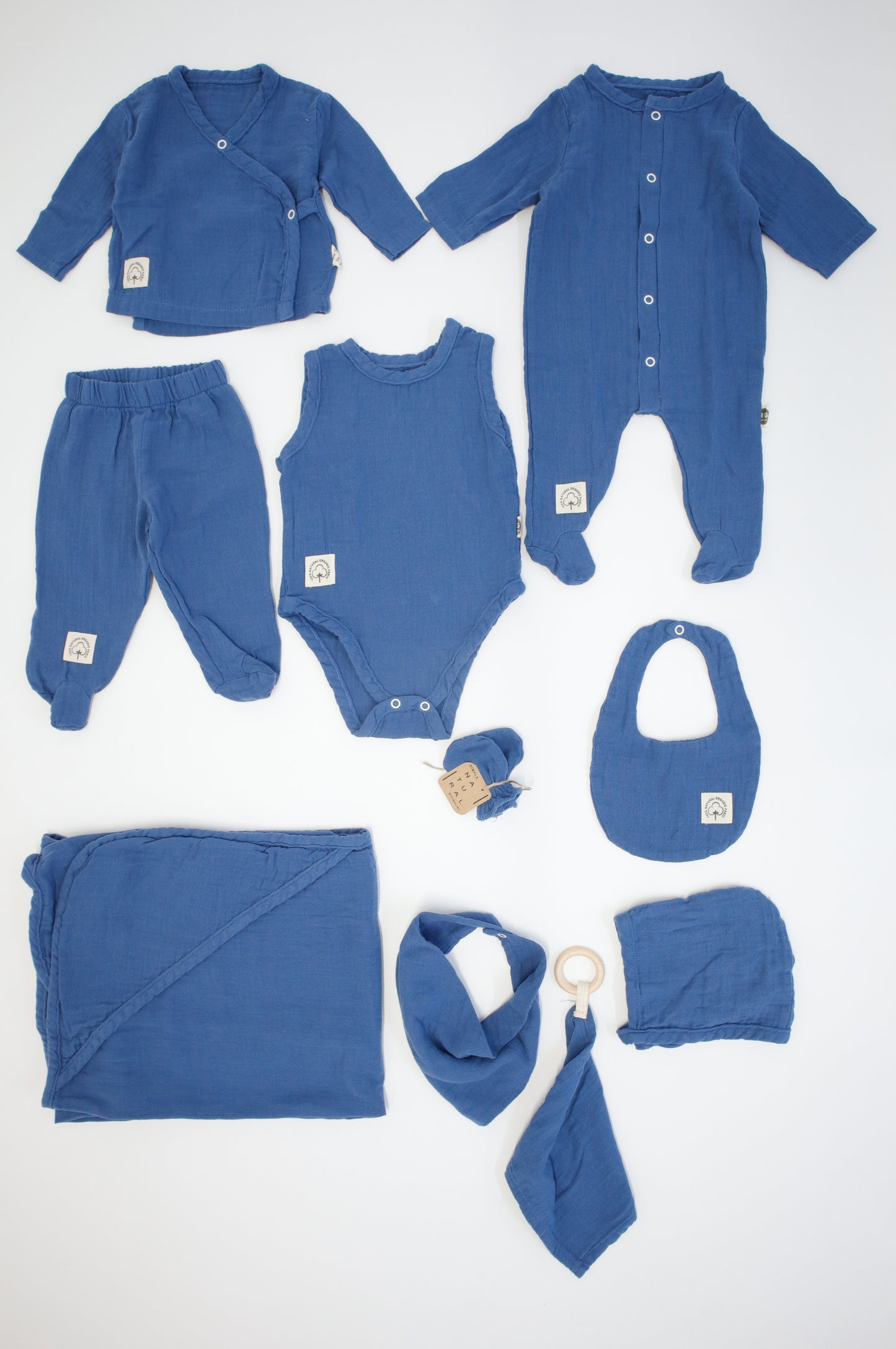 Muslin Fabric 10-Piece Newborn Baby Set