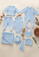 Müslin Kumaş 10’lu Yenidoğan Bebek Seti | RG Brand | RG296