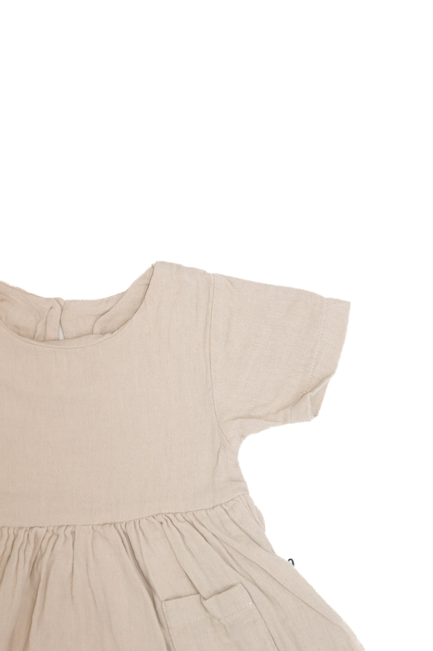 Baby 100% Muslın Double pocket Dress