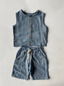 Bebek Muslin Atlet-Şort Seti