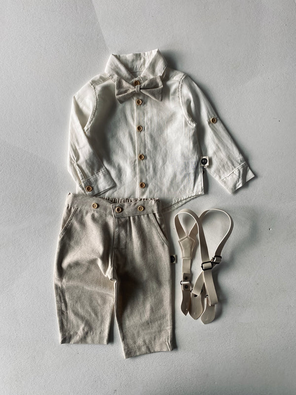 Baby Boy Overalls Set of 4 | 6 Months–3/4 Years | RG Brand | RG326