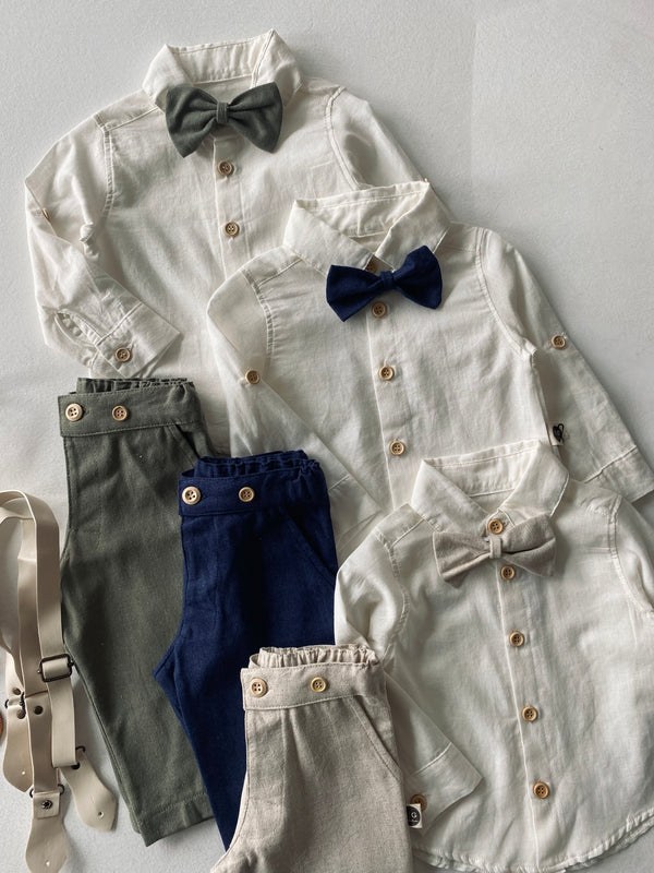Baby Boy Overalls Set of 4 | 6 Months–3/4 Years | RG Brand | RG326
