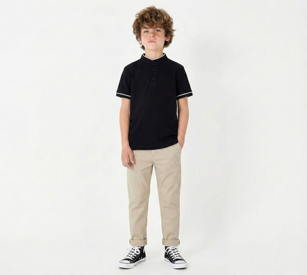 Chinohose für Jungen | 9–15 Jahre | Bequeme Passform, strapazierfähige Kinderhose | RG3352
