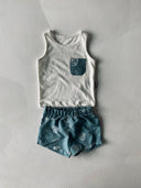 Bebek Atlet ve Deniz Şort Seti