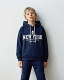 Genç Çocuk Spor Eşofman Takımı %95 Pamuk %5 Likra 9–15 Yaş | Haki & Lacivert | RG3367