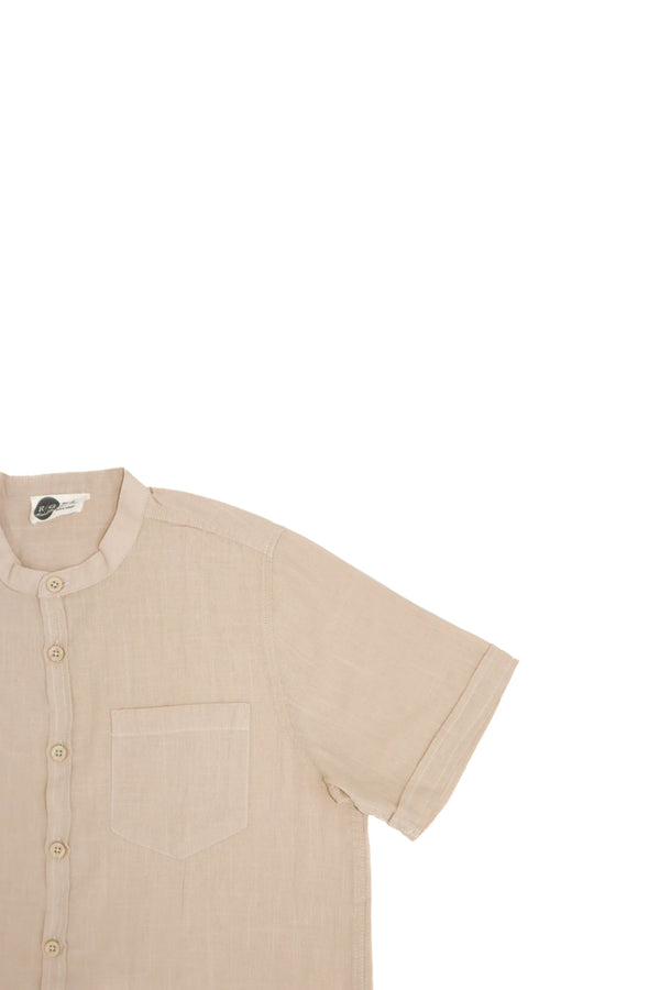 Kids Linen Short Sleeve Shirt