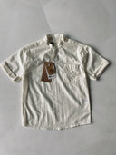 Young Linen Mandarin Collar Shirt