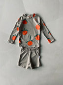 Bebek Uzun Kollu Tişört ve Şort Mayo