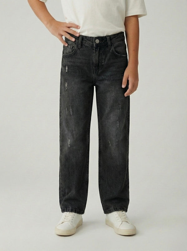 Weite Hose für Mädchen und Jungen | 9–15 Jahre | Blau, Schwarz und Grau | Bequeme Kinderhose | RG3399