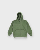 Genç 3 iplik Kapüşonlu Fermuarlı Sweatshirt