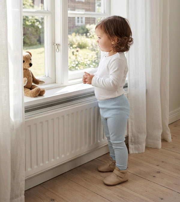 Erkek & Kız Bebek Likralı Kaşkorse Tayt Esnek 6 Ay–3 Yaş | RG360