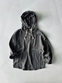 Genç Kız ve Erkek Müslin Kapüşonlu Sweatshirt | Uzun Kollu, Düğmeli