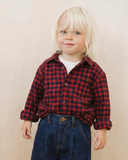 Bebek Ekose Desenli Gömlek