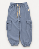 RG Brand RG3744 mavi kargo cepli jogger pantolon – ön görünüm