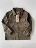 Çocuk Kadife Oversize Cepli Gömlek | Rahat ve Şık Tasarım