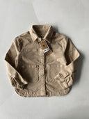 Çocuk Kadife Cepli Ceket & Mont