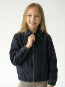 Fermuarlı Cepli Kot Mont Kız & Erkek Genç Çocuk 5–15 Yaş | RG6066