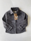 Kız Çocuk Kadife Gömlek Ceket | Nakış Detaylı Şık Tasarım