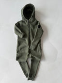 Çocuk Unisex Kışlık Kapüşonlu ve Fermuarlı Tulum