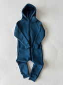 Çocuk Unisex Kışlık Kapüşonlu ve Fermuarlı Tulum