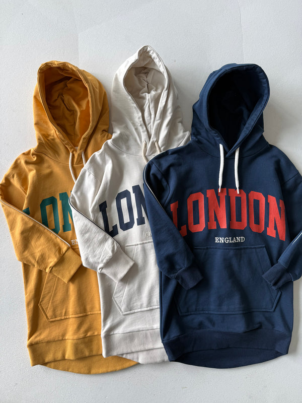 Платье-толстовка с капюшоном для девочек | 3–9 лет | RG Brand | RG1509