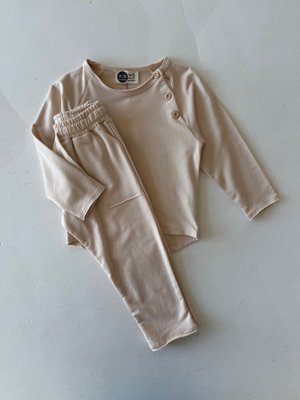 Kinder-Trainingsanzug mit Schulterknöpfen | 3–9 Jahre | RG Brand | RG1524