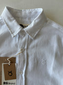 Çocuk Uzun Kollu Gömlek | %100 Doğal Pamuk Keten | 3-9 Yaş | RG1567