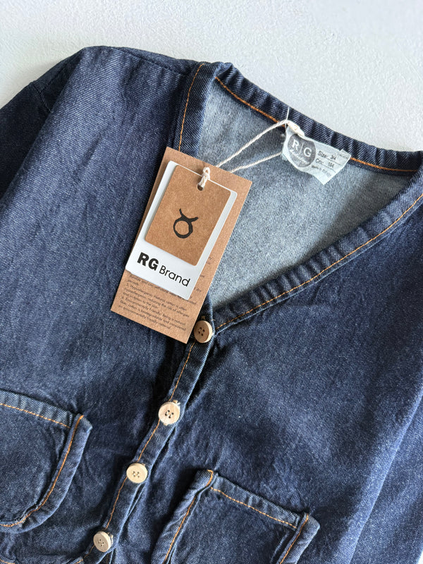 Oversize-Jeansjacke für Mädchen und Jungen | 3–9 Jahre | RG Brand | RG1621