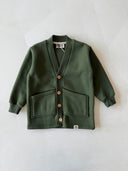 Unisex-Kinder-Cardigan aus Baumwollfleece