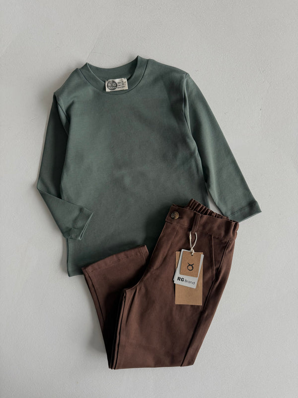 Gabardine-Hose für Jungen mit Taschen und Knopfverschluss | 3–9 Jahre | RG Brand | RG1489