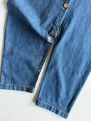 Girls' and Boys' Denim Jumpsuit | Ages 3–9 | Blue, Navy | Long-Sleeved with Pockets | RG Brand | RG1734