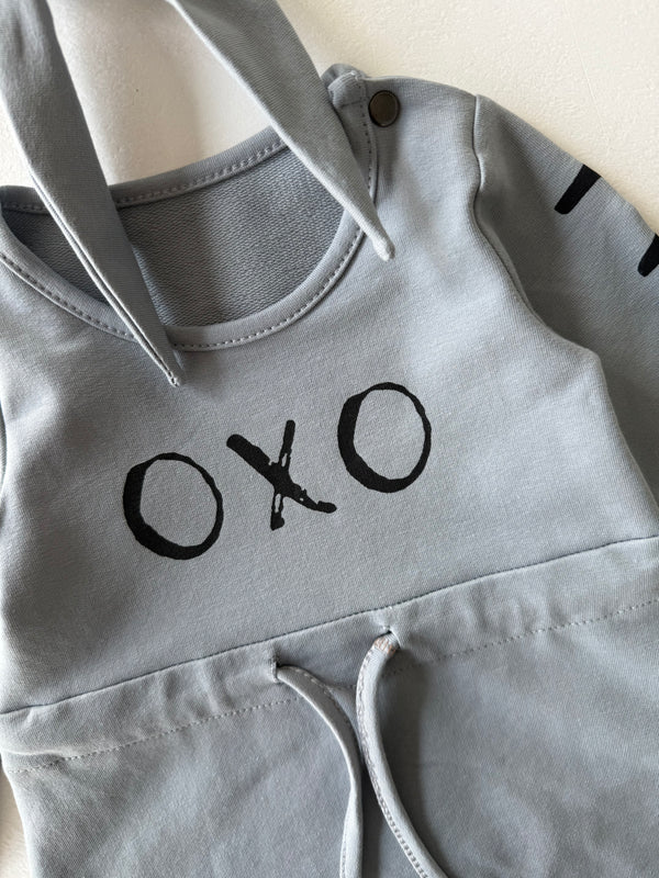 Babykleid und Haarband mit OXO-Print | RG Brand | 6 Monate–4 Jahre | RG225