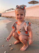 Baby Girl Full Lycra Quick-Drying Swimsuit Set | RG Brand | 6 Months–4 Years | RG281