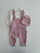 Baby Kangaroo-Pocket Jumpsuit and Beanie Set | 0–24 Months | RG Brand | RG304