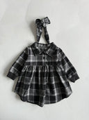 Baby Plaid Dress and Headband | 6 Months–3 Years | RG Brand | RG310