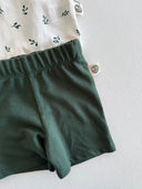 Baby Girl and Boy Natural Shorts Set | 0–24 Months | RG316