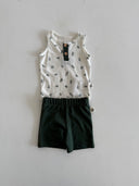 Baby Girl and Boy Natural Shorts Set | 0–24 Months | RG316